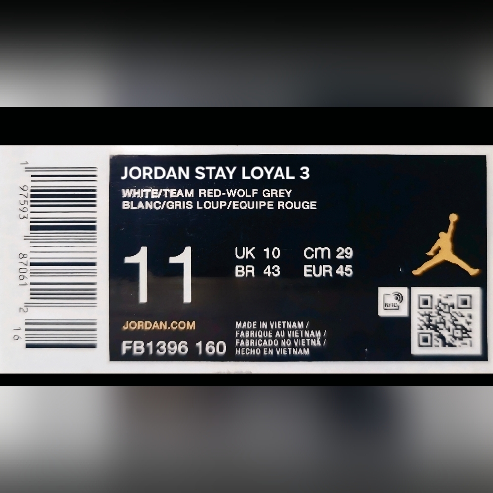 Air Jordan Stay Loyal 3 "White Team Red" - Picture 11 of 14